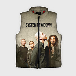 Женский жилет System of a Down, цвет: 3D-красный