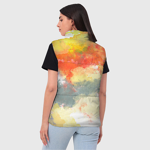Женский жилет The Beatles: Colour Spray / 3D-Черный – фото 4