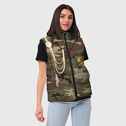 Женский жилет Униформа дембеля, цвет: 3D-светло-серый — фото 2
