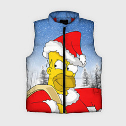 Женский жилет Санта Гомер, цвет: 3D-красный