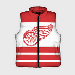 Женский жилет Detroit Red Wings, цвет: 3D-красный