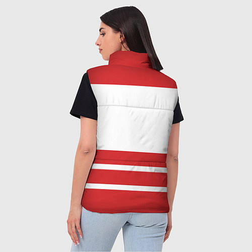 Женский жилет Detroit Red Wings / 3D-Красный – фото 4