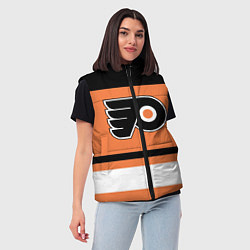 Женский жилет Philadelphia Flyers, цвет: 3D-светло-серый — фото 2