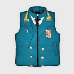 Женский жилет Китель, цвет: 3D-красный