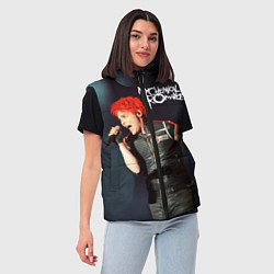 Женский жилет Gerard Way, цвет: 3D-красный — фото 2