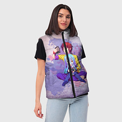 Женский жилет No Game No Life, цвет: 3D-светло-серый — фото 2