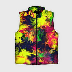 Женский жилет Кислотный взрыв, цвет: 3D-красный