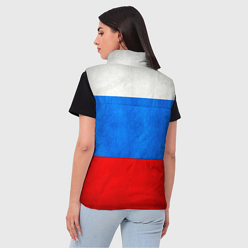 Женский жилет Russia: from 21 / 3D-Красный – фото 4