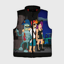 Женский жилет Футурама пати, цвет: 3D-красный