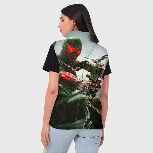 Женский жилет Сrysis / 3D-Красный – фото 4