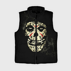Женский жилет Misfits: Death Face, цвет: 3D-черный