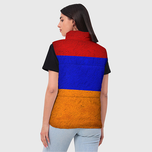 Женский жилет Армения / 3D-Красный – фото 4