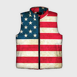 Женский жилет США, цвет: 3D-красный