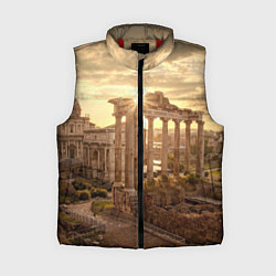 Женский жилет Римское солнце, цвет: 3D-красный