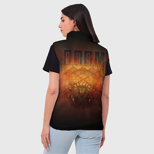 Женский жилет DOOM: 1993 / 3D-Черный – фото 4
