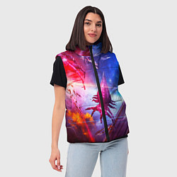 Женский жилет Mass effect, цвет: 3D-красный — фото 2