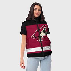 Женский жилет Arizona Coyotes, цвет: 3D-красный — фото 2