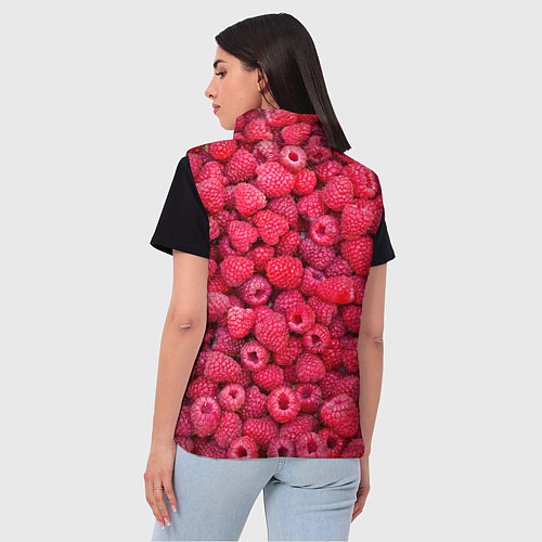 Женский жилет Малинки / 3D-Красный – фото 4