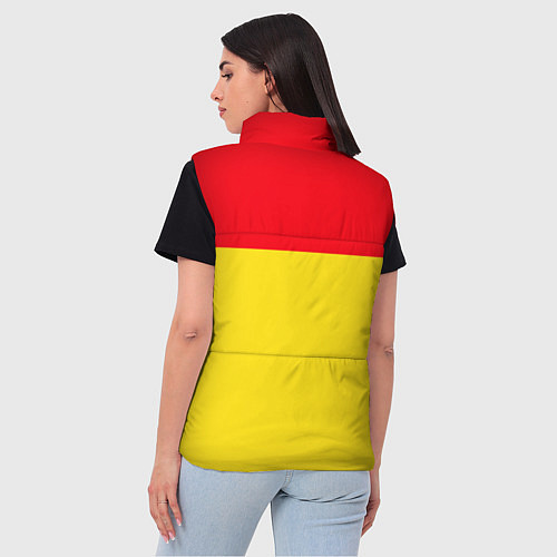Женский жилет Сборная Испании: Евро 2016 / 3D-Красный – фото 4