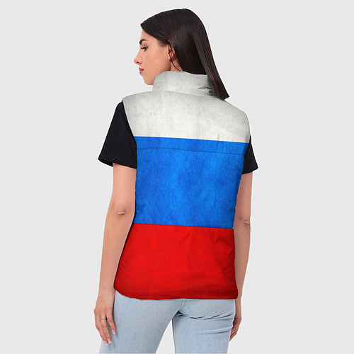 Женский жилет Russia: from 65 / 3D-Красный – фото 4