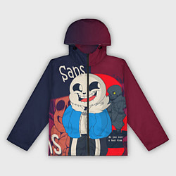 Ветровка с капюшоном женская Sans, цвет: 3D-черный