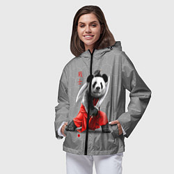 Ветровка с капюшоном женская Master Panda, цвет: 3D-черный — фото 2
