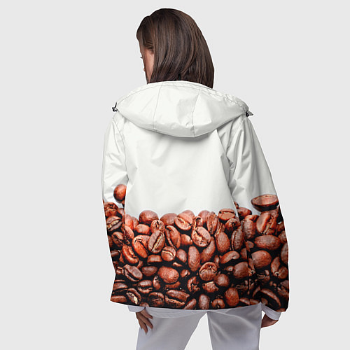 Женская ветровка Coffee / 3D-Черный – фото 4