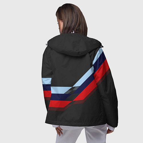 Женская ветровка Бмв Bmw Black / 3D-Белый – фото 4