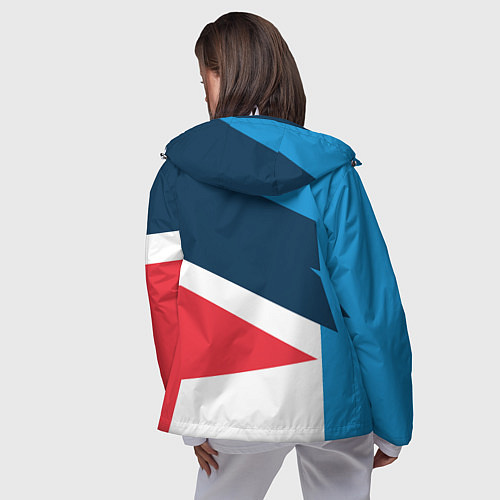 Женская ветровка BMW 2018 M Sport / 3D-Белый – фото 4