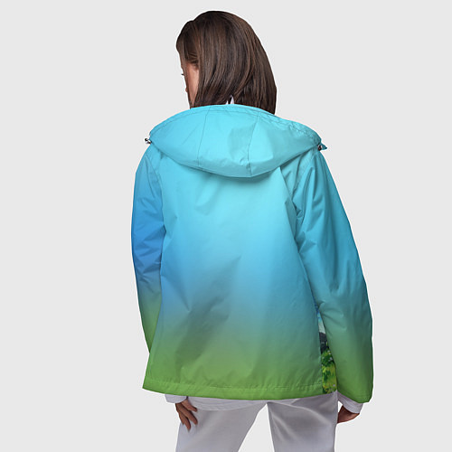 Женская ветровка Z-Link / 3D-Белый – фото 4