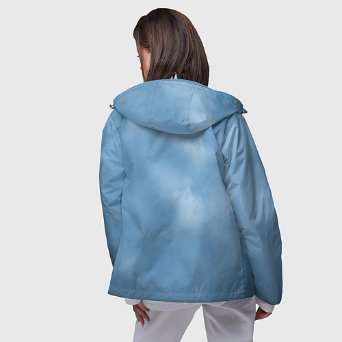 Женская ветровка Skillet: Smoke / 3D-Белый – фото 4