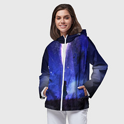 Ветровка с капюшоном женская Your Name, цвет: 3D-белый — фото 2