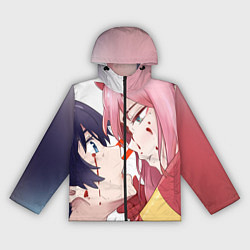 Ветровка с капюшоном женская Darling in the FranXX, цвет: 3D-черный