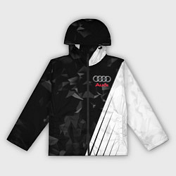 Ветровка с капюшоном женская Audi: Black Poly, цвет: 3D-черный