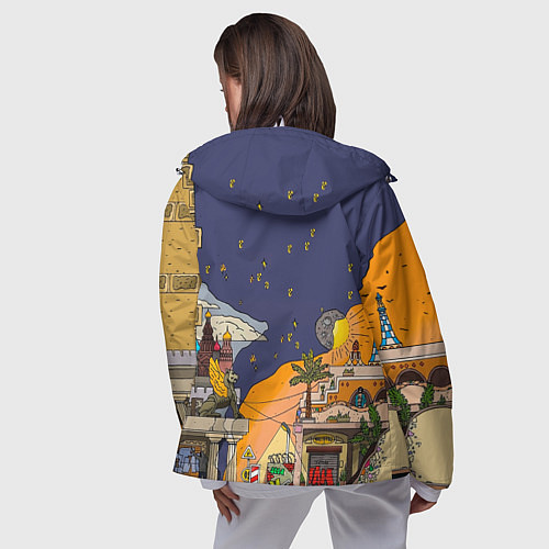 Женская ветровка Lost Tapes / 3D-Белый – фото 4