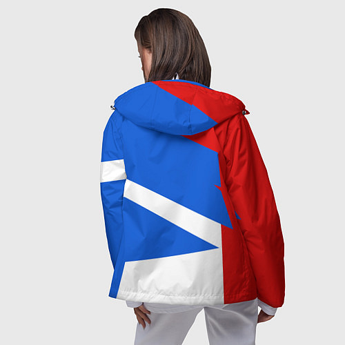 Женская ветровка Russia: Light Sport / 3D-Белый – фото 4