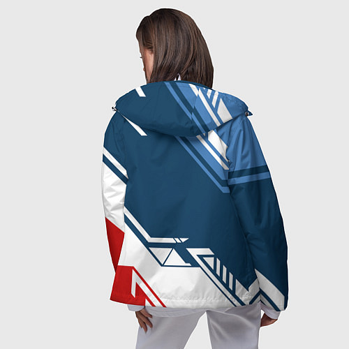 Женская ветровка BMW SPORT / 3D-Белый – фото 4