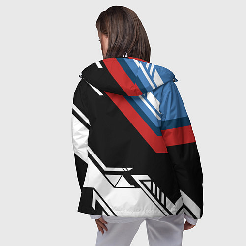 Женская ветровка BMW GEOMETRY SPORT БМВ M PERFORMANCE / 3D-Белый – фото 4