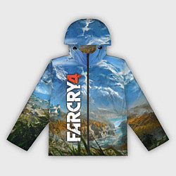 Ветровка с капюшоном женская Far Cry 4: Ice Mountains, цвет: 3D-черный