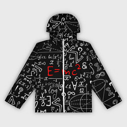 Ветровка с капюшоном женская Формулы физики, цвет: 3D-белый