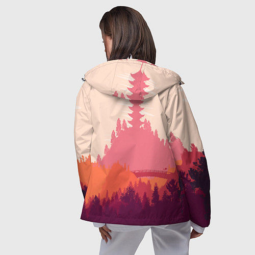 Женская ветровка Firewatch City / 3D-Белый – фото 4