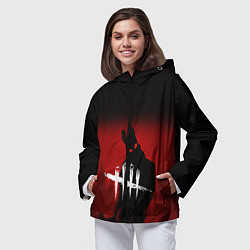 Ветровка с капюшоном женская Dead by Daylight, цвет: 3D-черный — фото 2