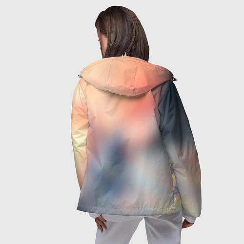 Женская ветровка Моя геройская академия / 3D-Белый – фото 4