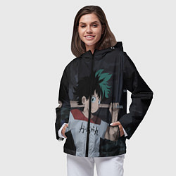 Ветровка с капюшоном женская Изуку, цвет: 3D-черный — фото 2