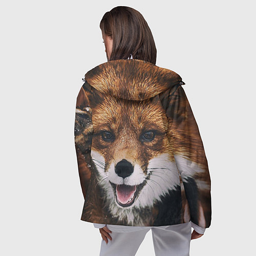 Женская ветровка Лисичка / 3D-Белый – фото 4