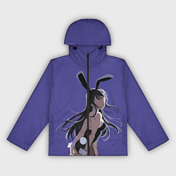 Ветровка с капюшоном женская Senpai Girl, цвет: 3D-черный