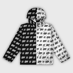 Ветровка с капюшоном женская Off-White: Black & White, цвет: 3D-белый