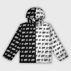 Ветровка с капюшоном женская Off-White: Black & White, цвет: 3D-черный