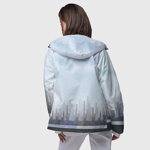 Женская ветровка Моя Геройская Академия / 3D-Черный – фото 4