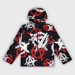 Женская ветровка Анархия - паттерн